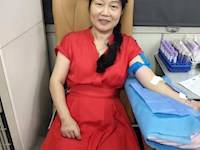 我校教职工参加街道献血活动