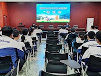 我校召开垃圾分类监督员培训会