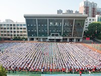 我校举行第六个烈士纪念日活动