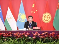 习近平主持中国同中亚五国建交30周年视频峰会