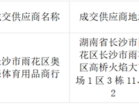 银河国际武术地毯采购项目竞价成交公告